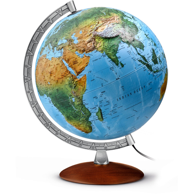 Räthgloben 1917 Raised relief globe FR 30 10