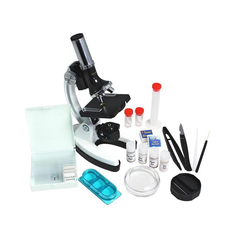 Omegon Microscópio MonoView, conjunto para microscopía, 1200x