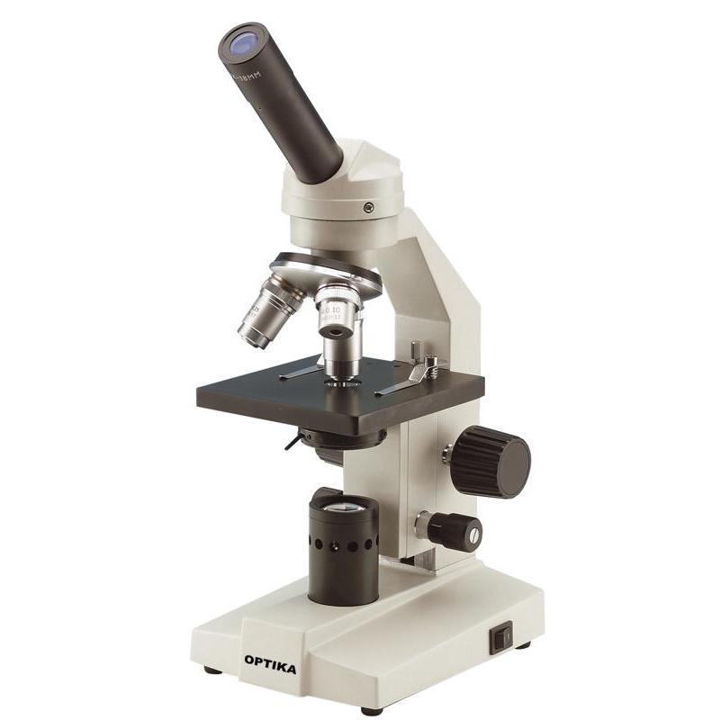 Optika Microscopio M-100FLED, monokular, 40x-400x