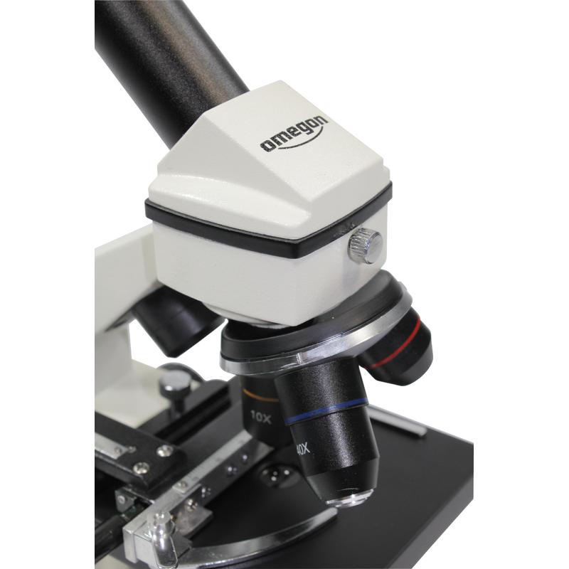Omegon Microscópio Conjunto de Microscopia da , MonoView 1200x, Câmara, Trabalho Padrão de Microscopia, Equipamento de Preparação
