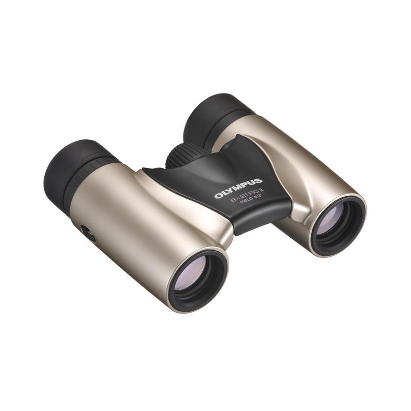 Olympus 8x21 RC II Slim binoculars, champagne gold, incl. case