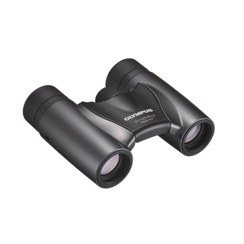 Olympus 10x21 RC II Slim binoculars, dark silver, incl. case
