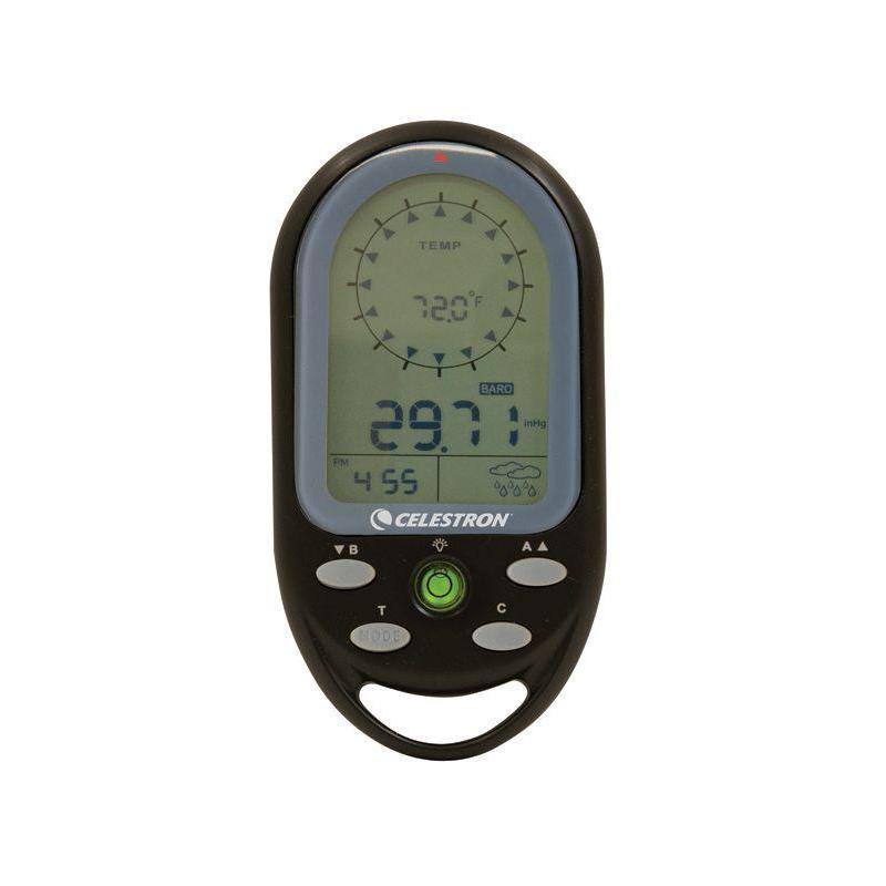 Altimètre Numérique Multifonction - Avec Baromètre, Boussole, Thermomètre Et Prévisions Météo - Plage -700 à 9000m - Écran LCD Rétroéclairé