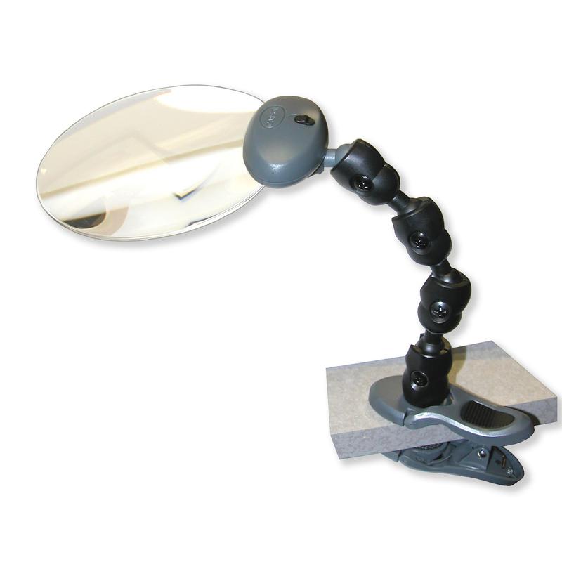 Carson Magnifying glass LED AttachAMag 2x