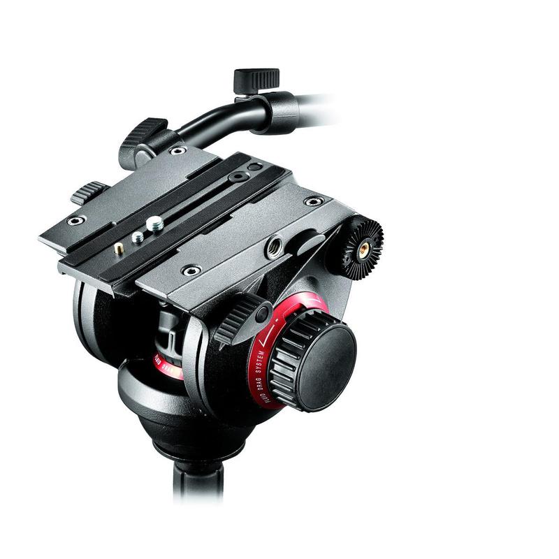 Manfrotto 2-way-panheads 504HD Pro Fluid video tilt head with 501PL quick release plate