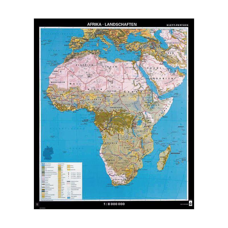 Carte Des Continents Klett Perthes Verlag Paysages D Afrique