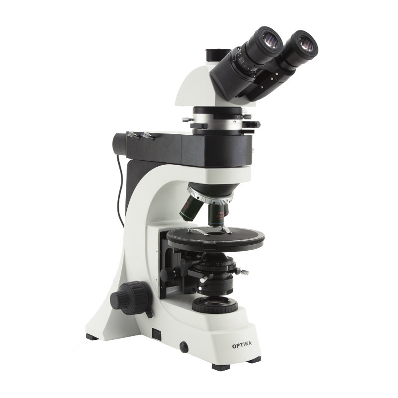 Optika B-500POL-I Trinocular Polarizing Microscope, With Ergo Head And ...