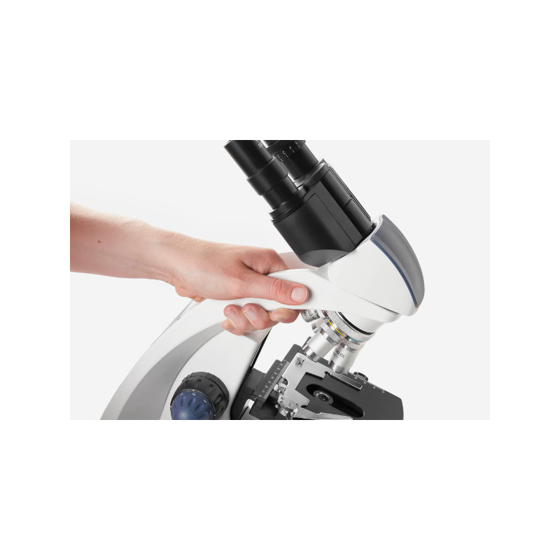 Euromex Microscopio Mikroskop BioBlue, BB.4260, bino, DIN, semiplan, 40x-1000x, 10x/18 NeoLED, 1W