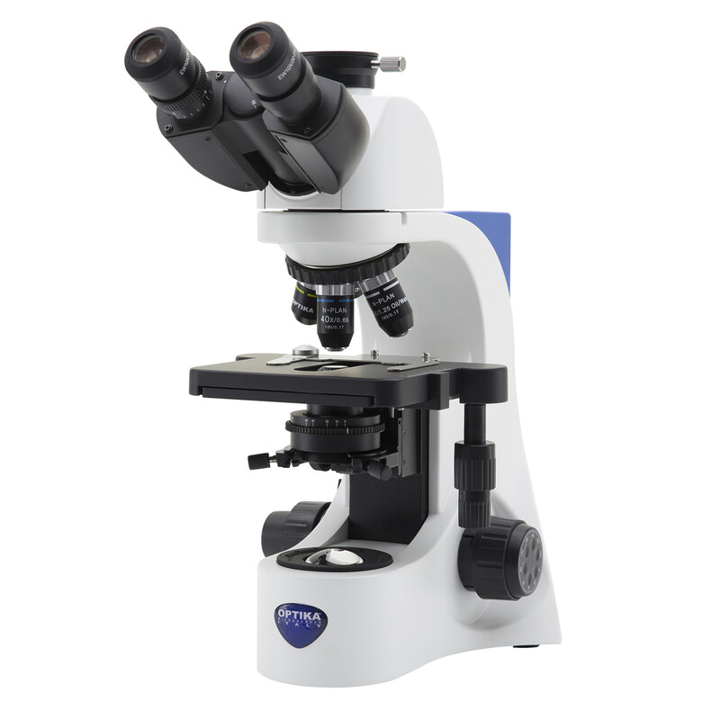 Optika Microscópio B-383PLi, plan, trinocular microscope, X-LED