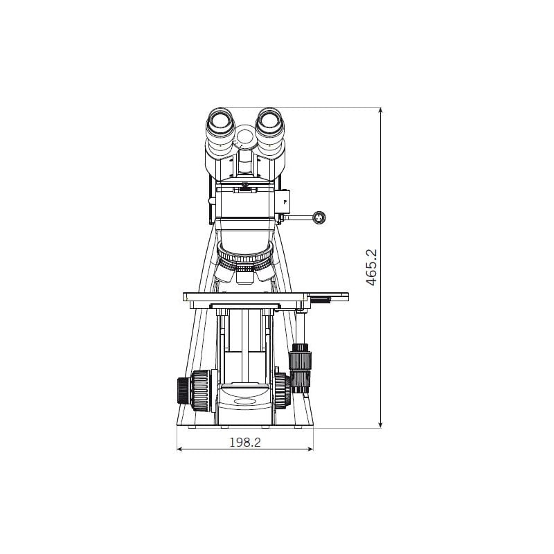 Motic Microscopio BA310 MET-T, binoculare, (3"x2")