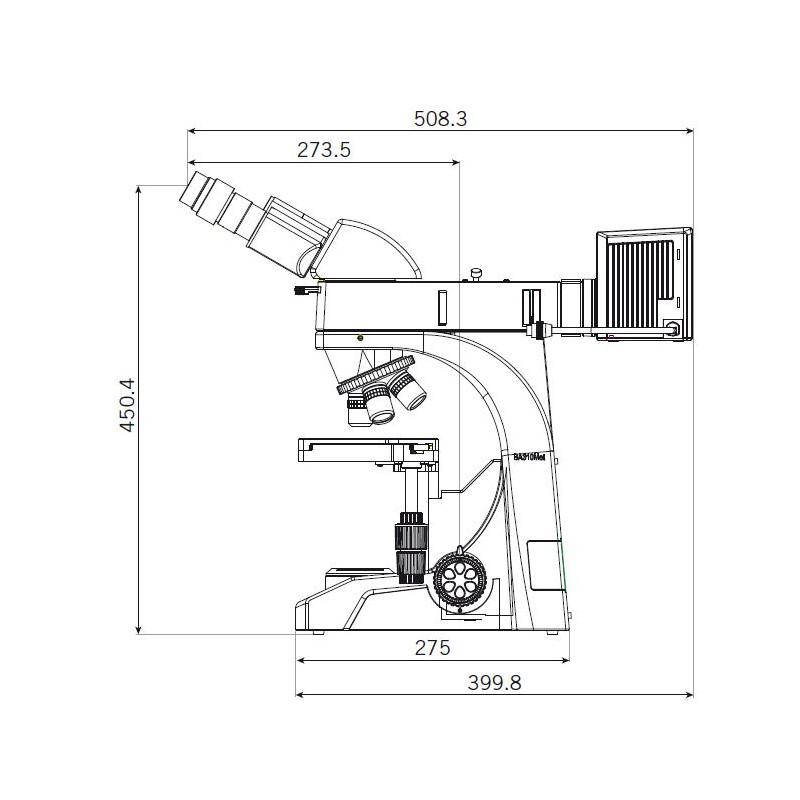 Motic Microscopio BA310 MET, binoculare