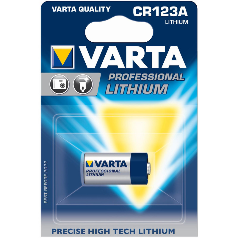 Varta CR123 lithium battery