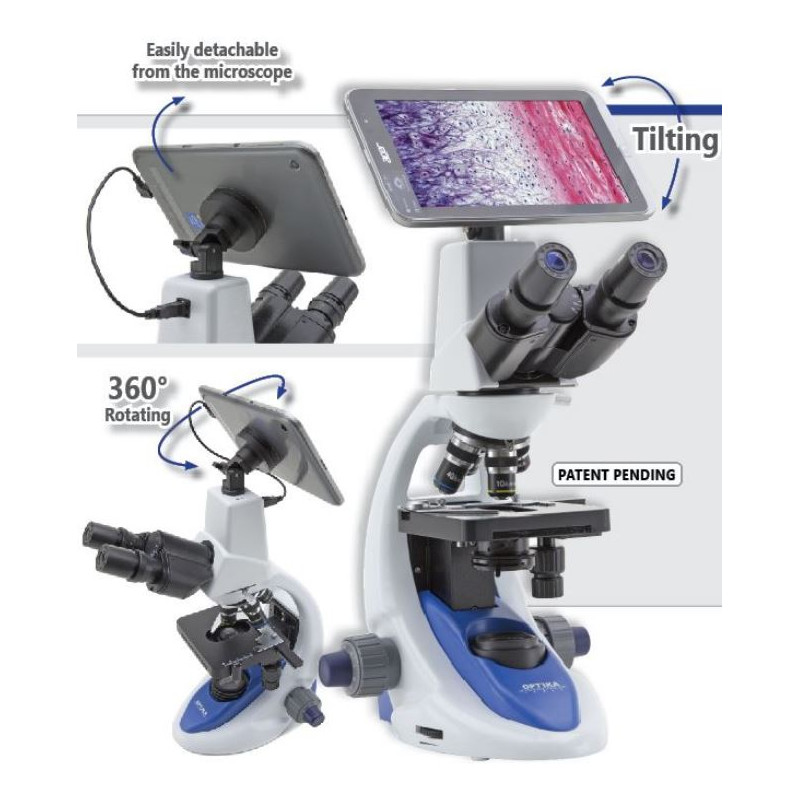 Optika Microscope Numérique B-190TB, Achromate, Avec Tablette PC