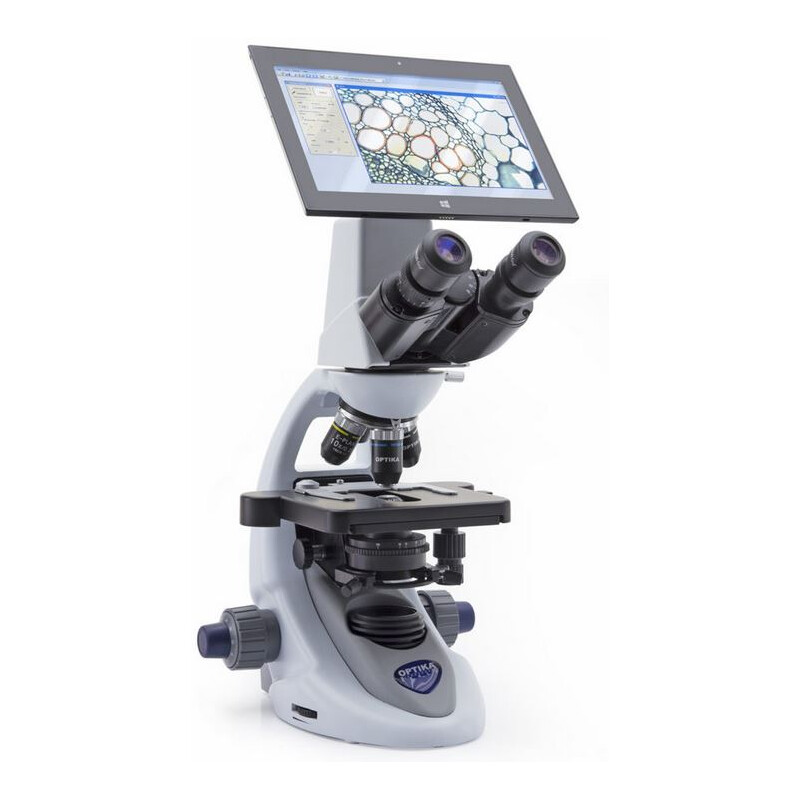 Optika Microscope numérique B-290TB, N-PLAN, avec tablette PC
