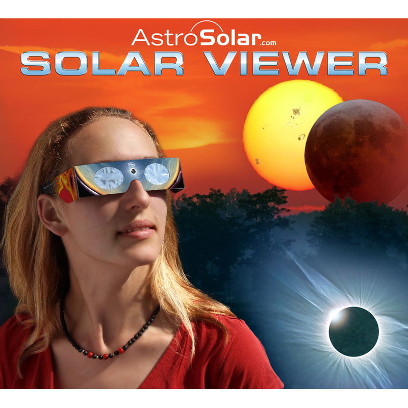 Baader Filtri solari Occhiali per osservazione eclissi di Sole Solar Viewer AstroSolar®