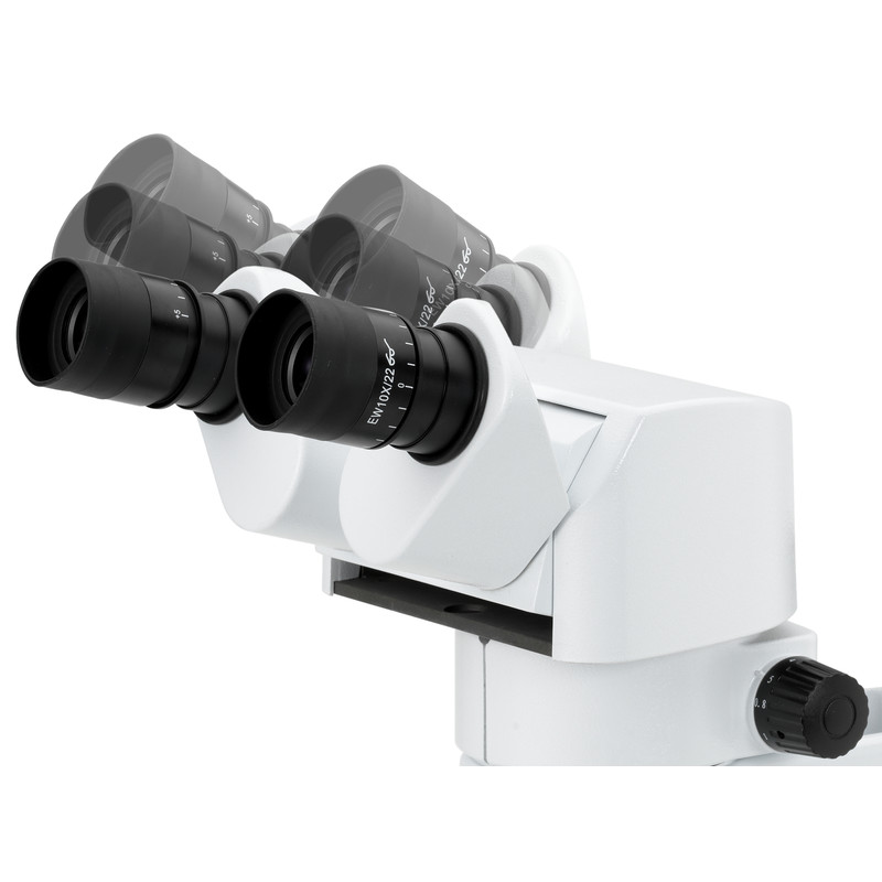 Euromex DZ.1600, stereo zoom microscope, ergo bino head 8x50x, LED
