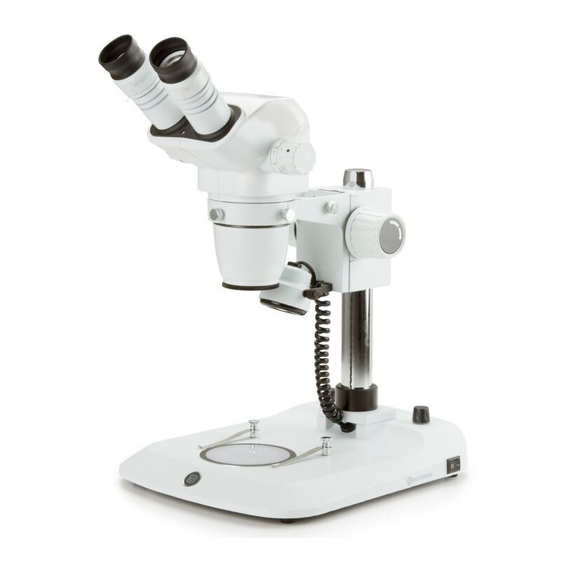 Euromex Stereozoom Microscope NexiusZoom NZ.1902P, with pillar stand, 6,745x