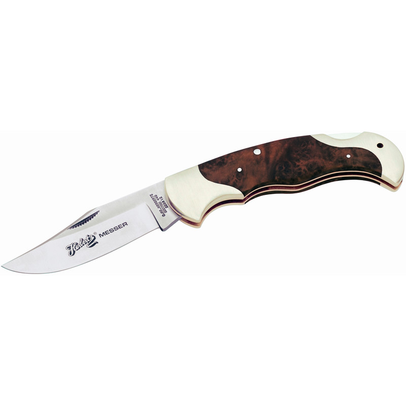 Herbertz DiamondLine pocket knife, root wood grip, No. 228612