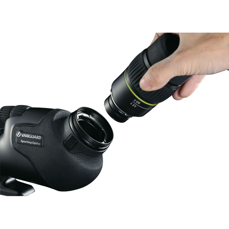 Vanguard Endeavor HD 65A angled eyepiece spotting scope + 1545X zoom eyepiece