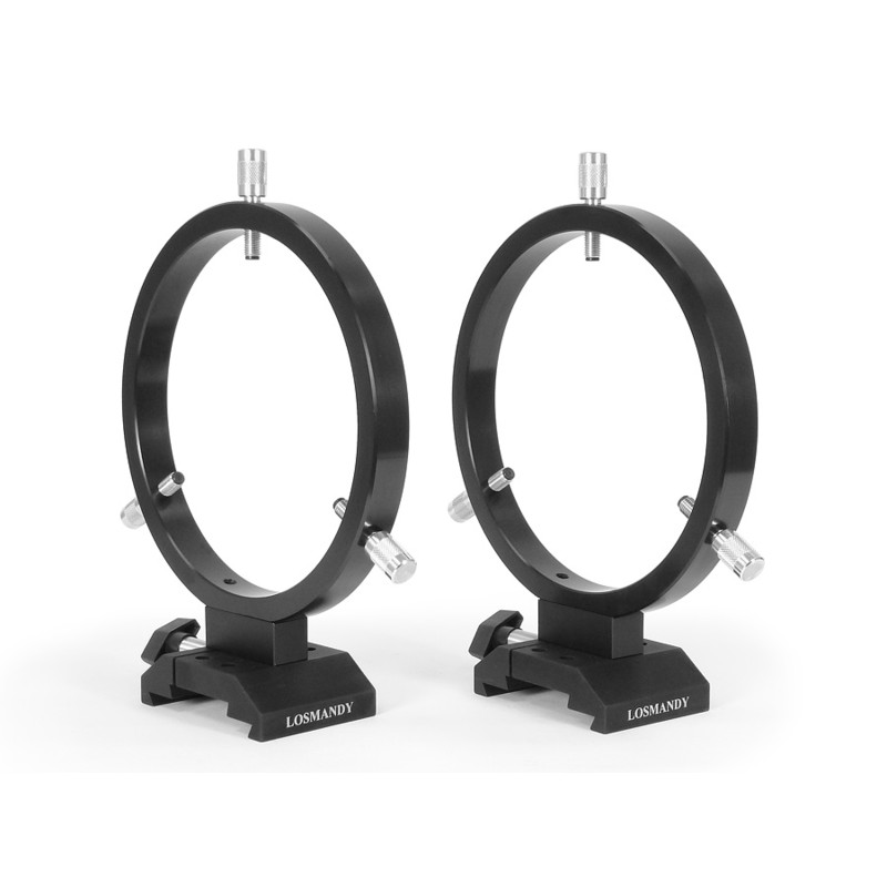 Losmandy Guide scope rings with quickrelease connector, 160mm