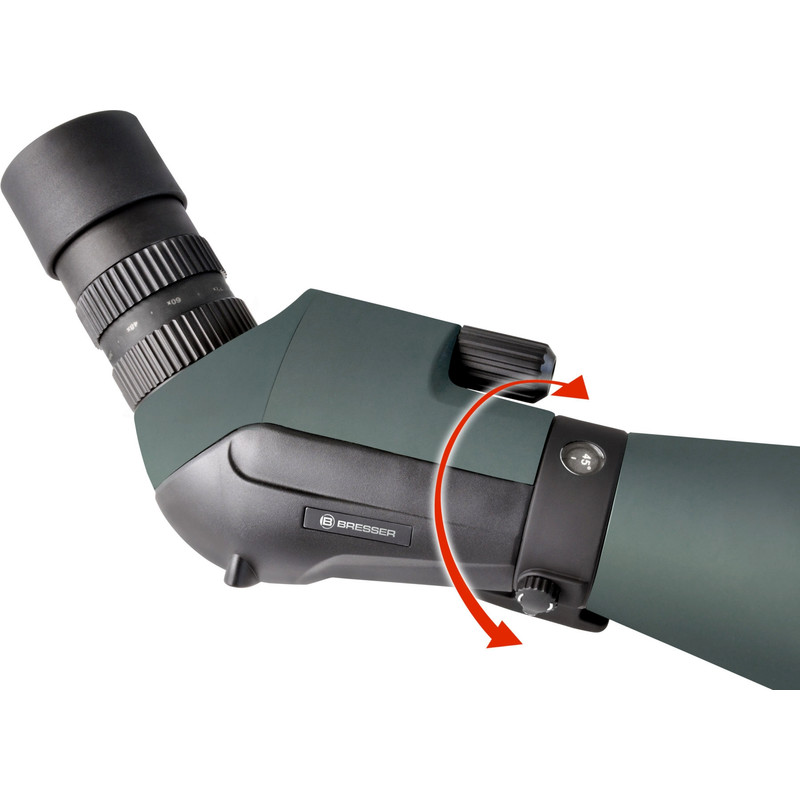 Bresser Condor 2472x100 spotting scope, angled eyepiece