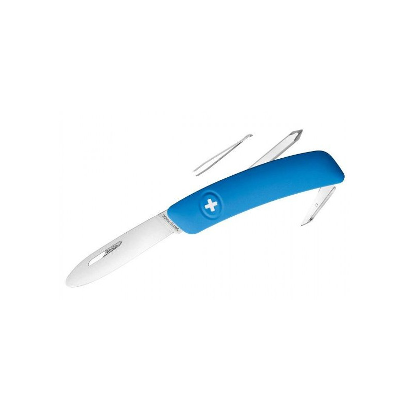 SWIZA Noże Szwajcarski scyzoryk kieszonkowy dziecięcy J02 niebieski