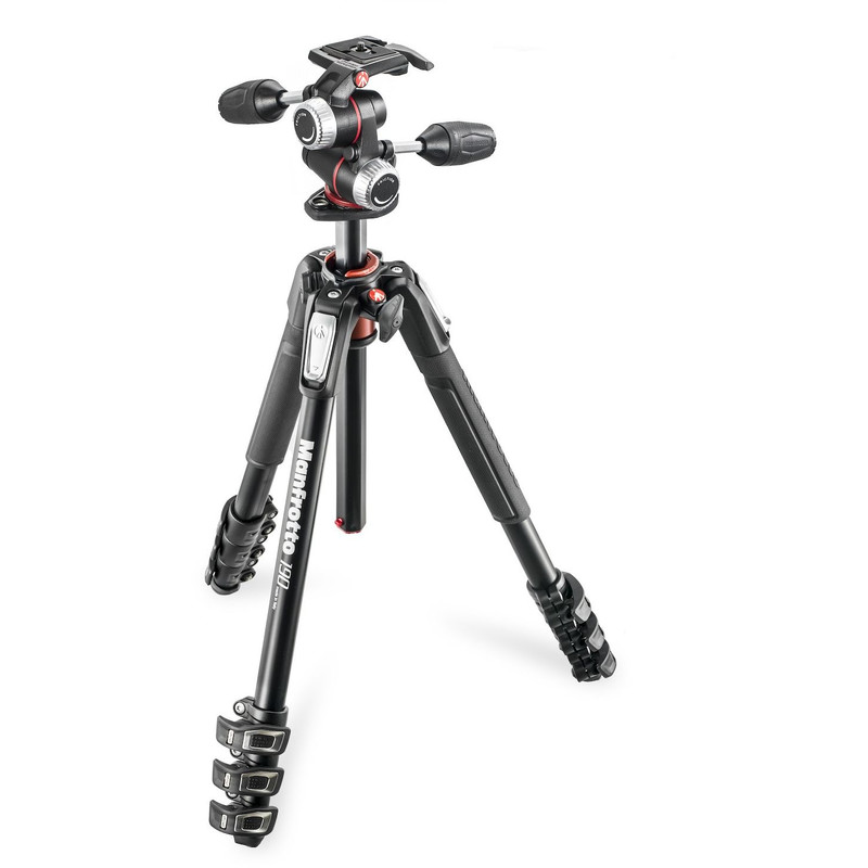 Trépied en aluminium Manfrotto MK190XPRO43W avec inclinaison à 3 voies