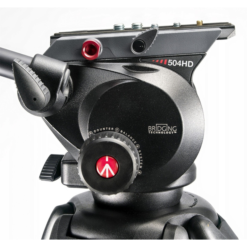 Manfrotto 504HD,535K cabezal para cámara de vídeo nivelador