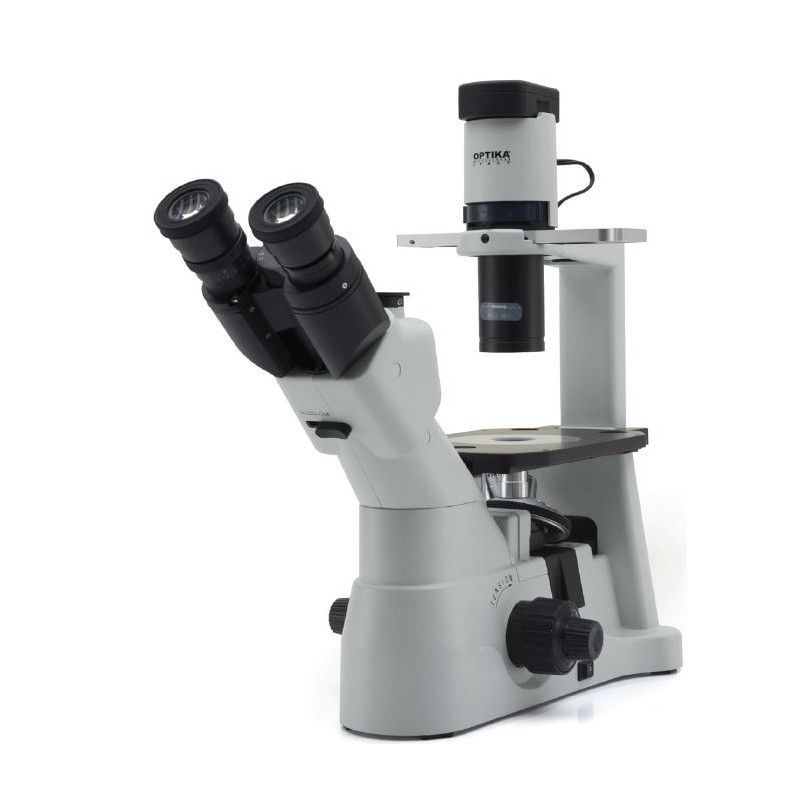 Optika Microscopio invertito Mikroskop IM-3, trino, invers, phase, IOS LWD W-PLAN, 100x-400x, EU