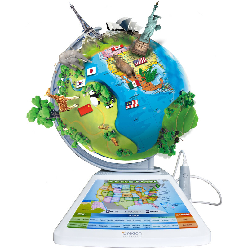 Oregon Scientific Kinderglobus Smart Globe Adventure 2.0 Augmented Reality 23cm