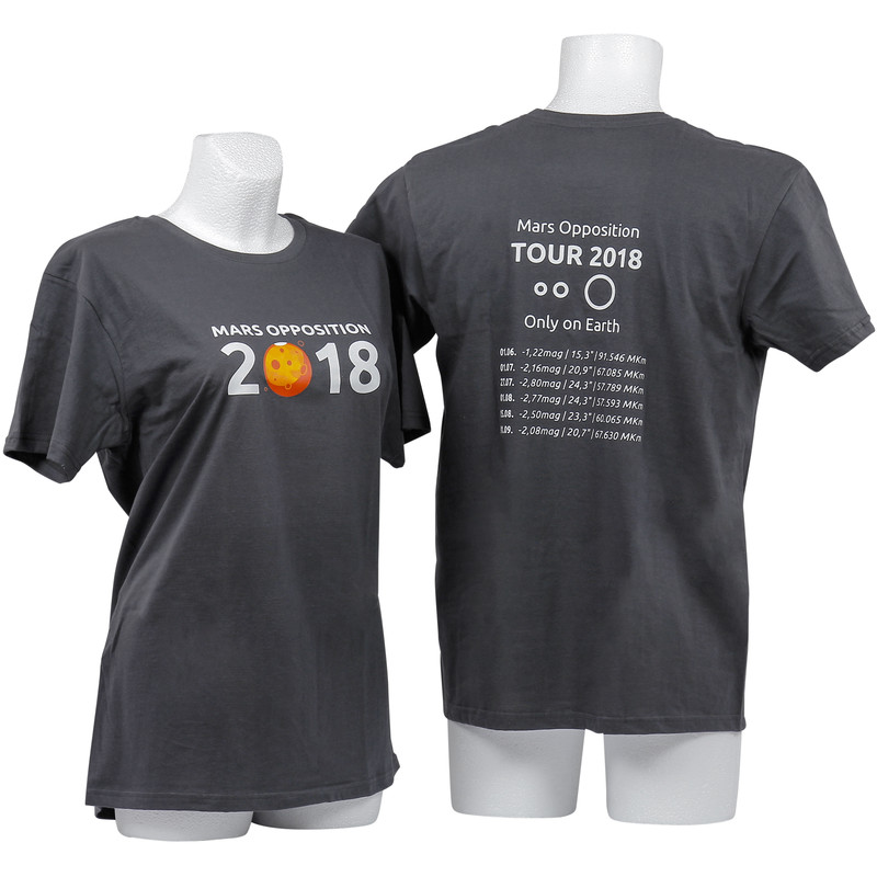 Omegon Grey 2018 Mars Opposition T-Shirt - Size 3XL