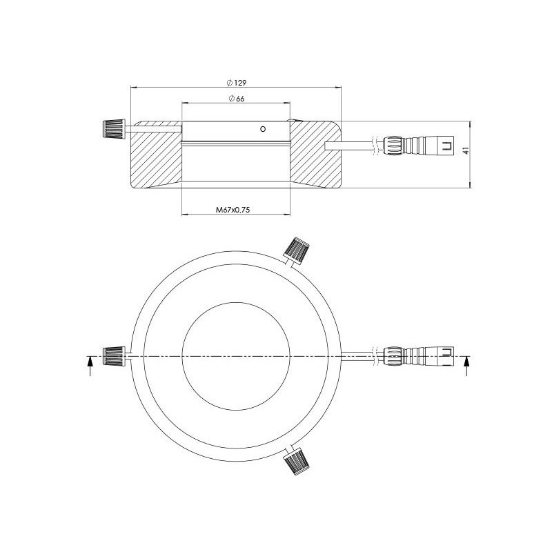 StarLight Opto-Electronics RL12-18s WW, warm-weiß (3.000 K), Ø 66mm