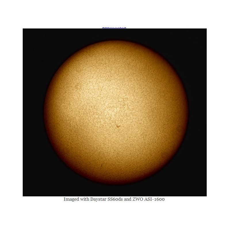 DayStar Sonnenteleskop ST 60/930 SolarScout SS60-ds H-Alpha OTA