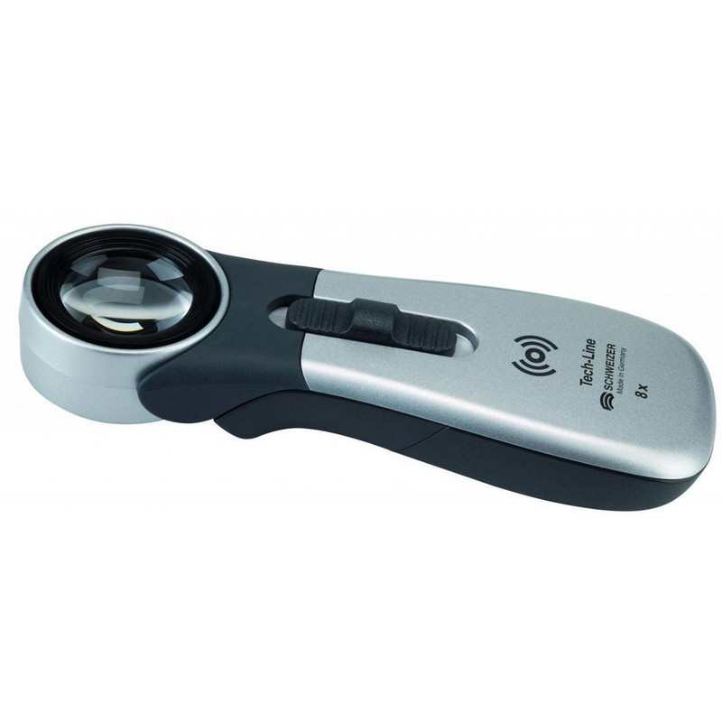 Schweizer Magnifying glass Tech-Line Classic, 6500K, 10x, Ø22,8mm, aplanatisch