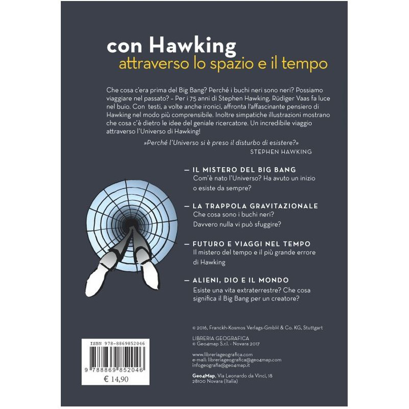 Libreria Geografica Libro Hawking - Universo - Spazio - Tempo