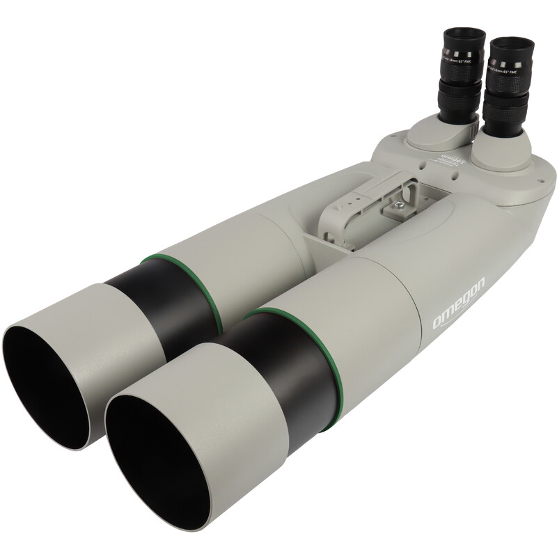 Omegon Brightsky 30x100 90° binoculars including Neptune fork mount with centre column and tripod