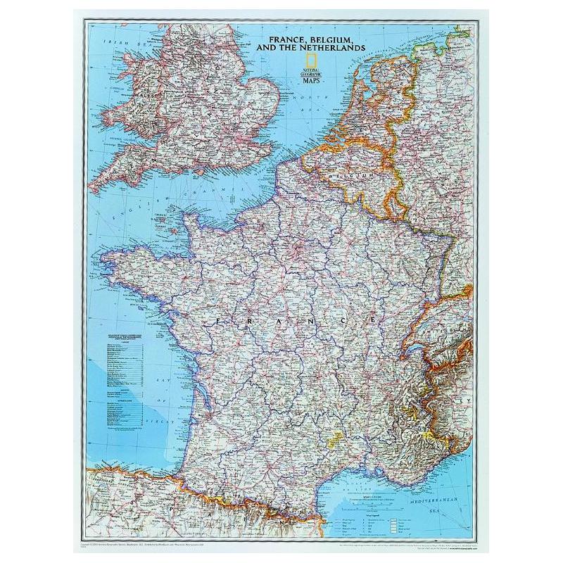 National Geographic Mappa Francia