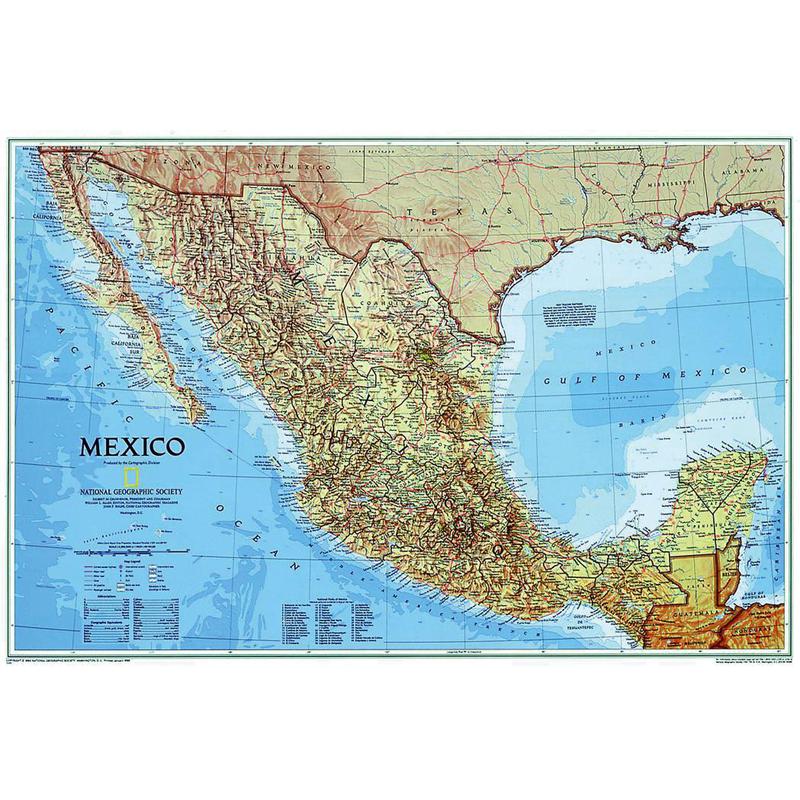 National Geographic Mappa Messico