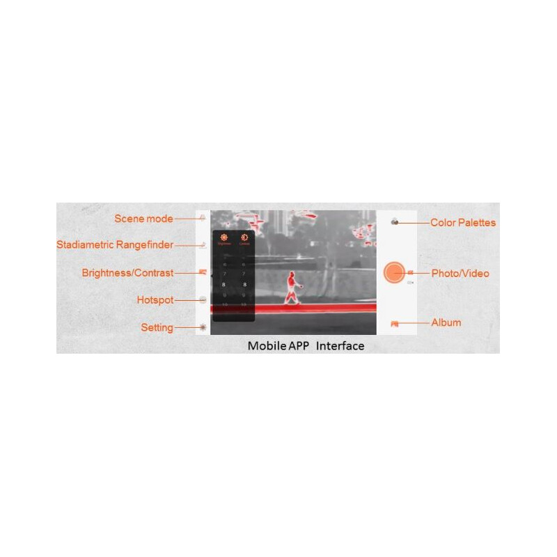 Guide Thermal imaging camera TrackIR 35mm