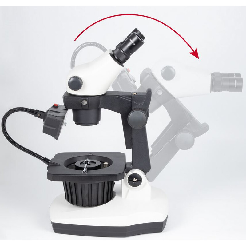 Motic Microscópio estéreo zoom GM-161, bino, fluo, 7.5-45x, wd 110mm