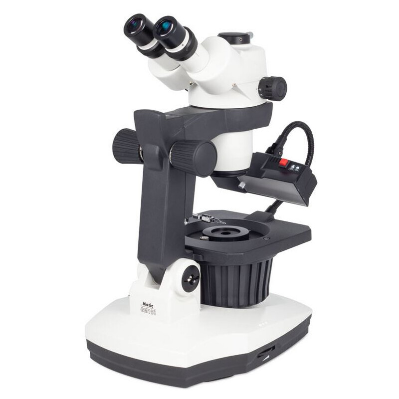 Motic Microscopio stereo zoom GM-168, trino, 7,5-50x, wd 113mm