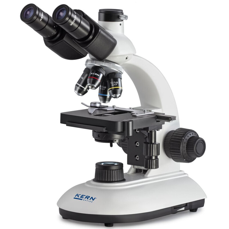 Kern Microscopio Trino Achromat 4/10/40, WF10x18, 3W LED, OBE 104