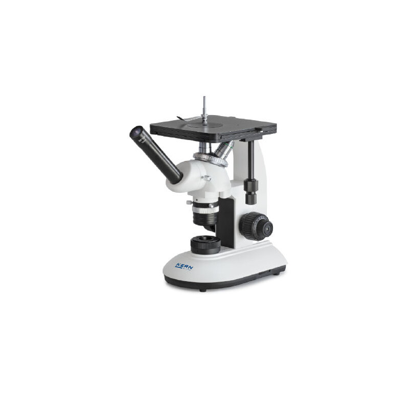 Kern Microscopio invertito OLE 161, invers, MET, mono, DIN planchrom,100x-400x, Auflicht, LED, 3W