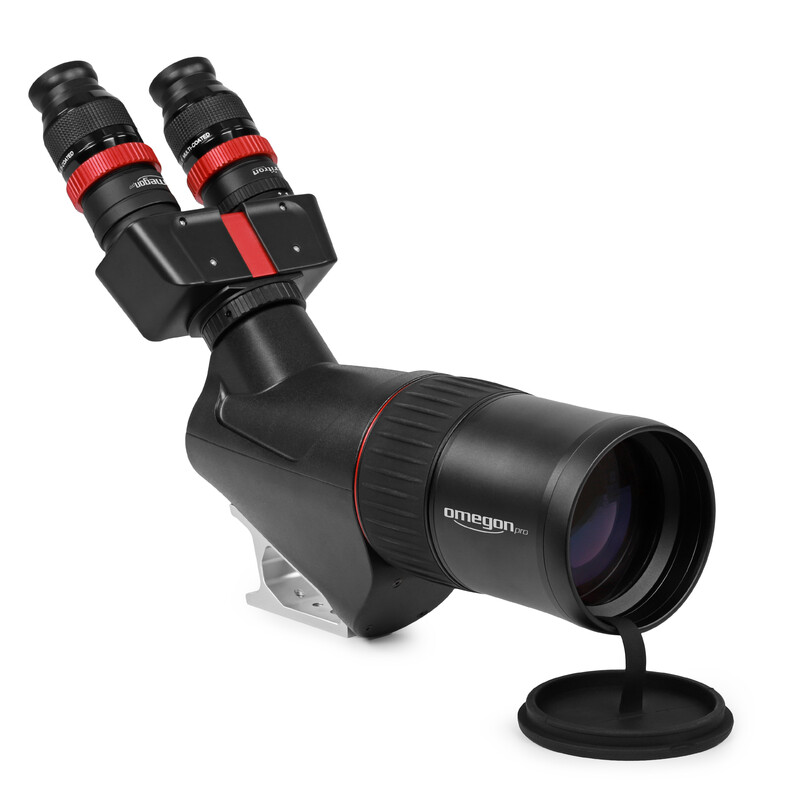 Omegon Luneta 40x80mm com visor binocular