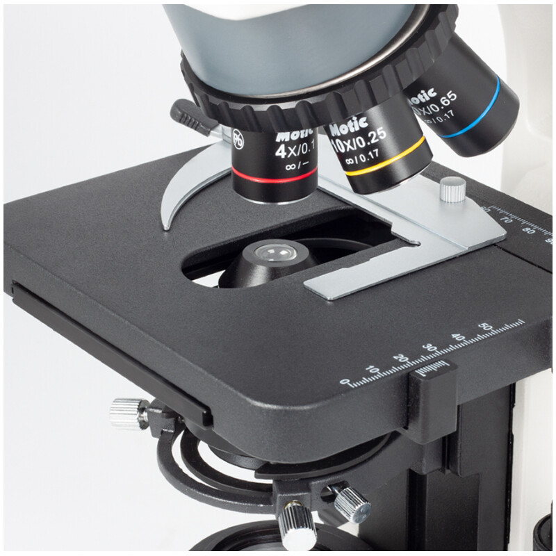 Motic Microscopio Mikroskop BA310, LED, 40x-400x (ohne 100x), trino