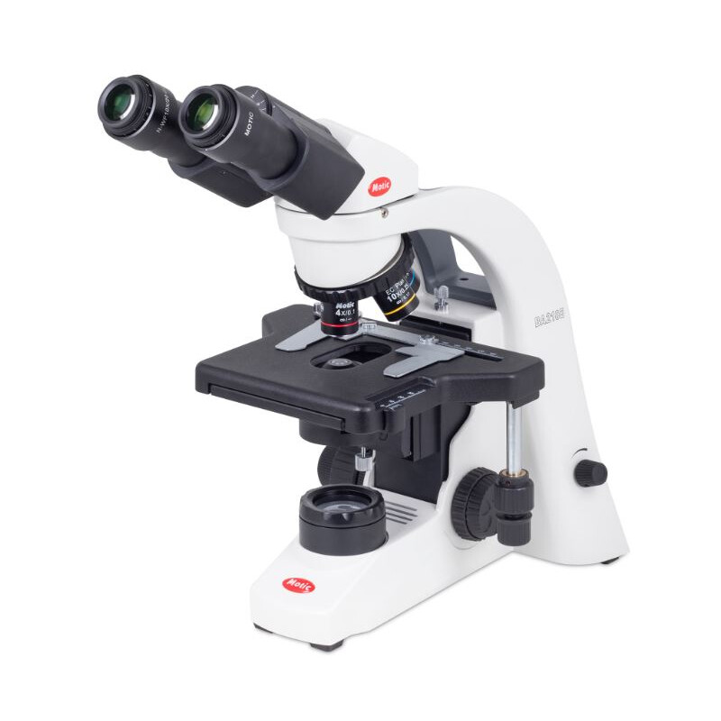 Motic Microscopio BA210E bino, infinity, EC- plan, achro, 40x-400x Hal