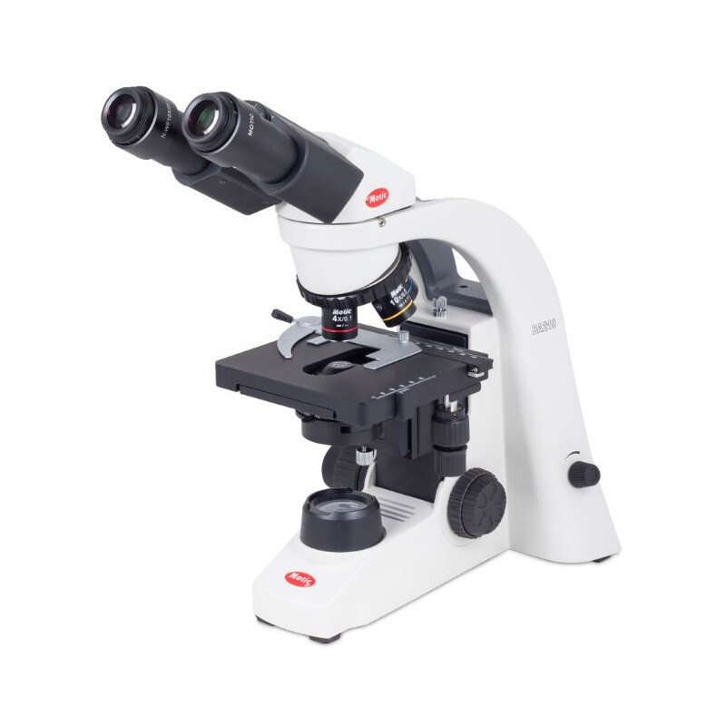 Motic Microscopio BA210 bino, infinity, EC- plan, achro, 40x-400x, LED