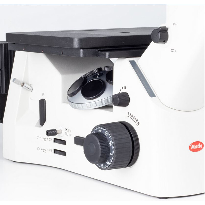 Motic Microscopio invertito AE2000 MET trino, infinity, Hal. 100W, (ohne Objektive)