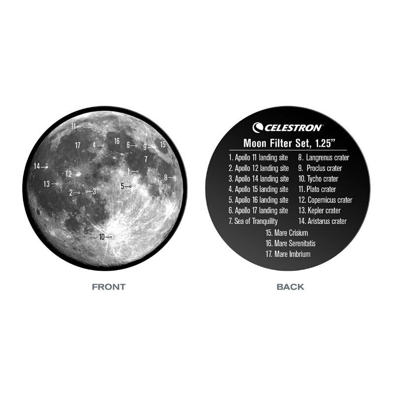 Celestron Filtro Set per filtri lunari 1,25"