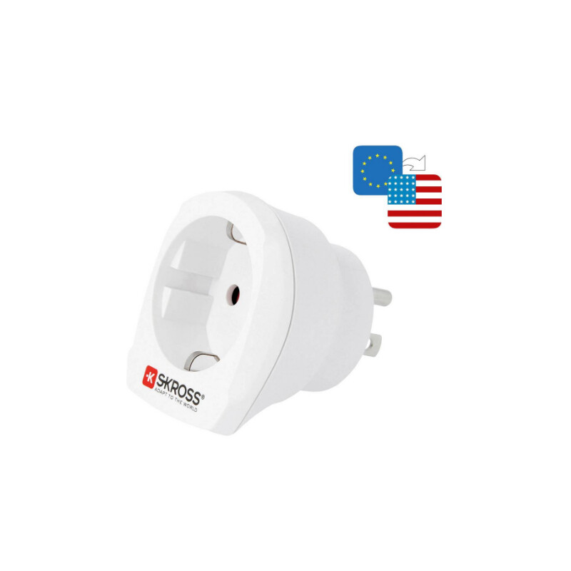 Skross Zasilacz sieciowy Reiseadapter Europe to USA